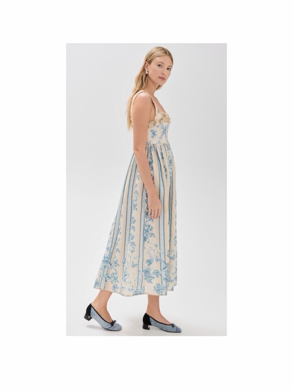 Agua by Agua Bendita Barbara Bougainvillea Midi Dress Size: Medium - Picture 5 of 14